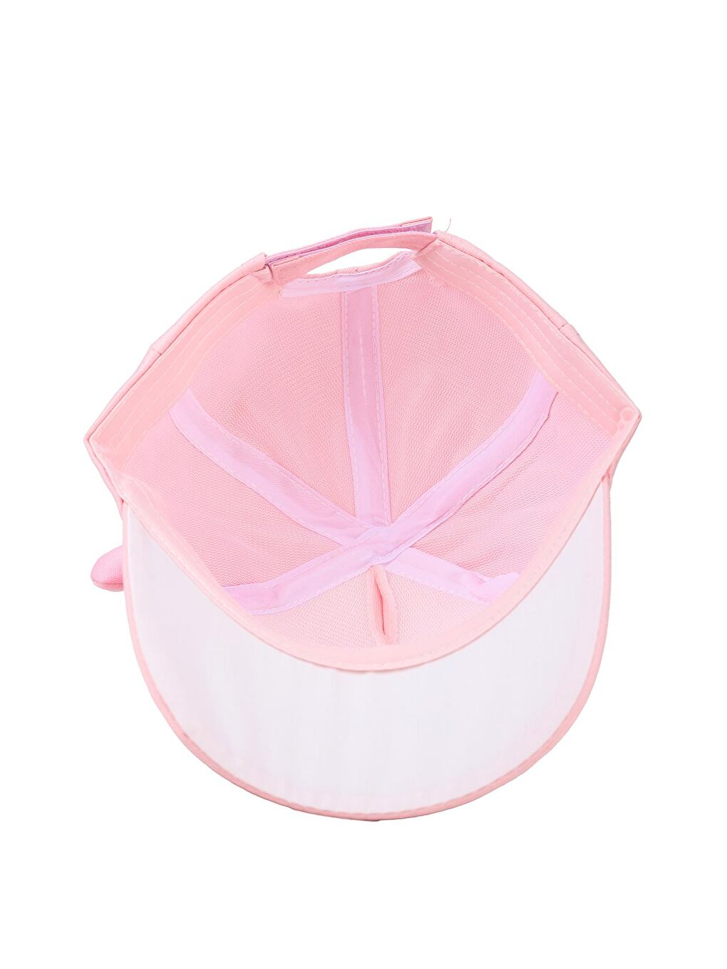 Pembe Cartoon Baskılı Kız Çocuk Kep Şapka-3