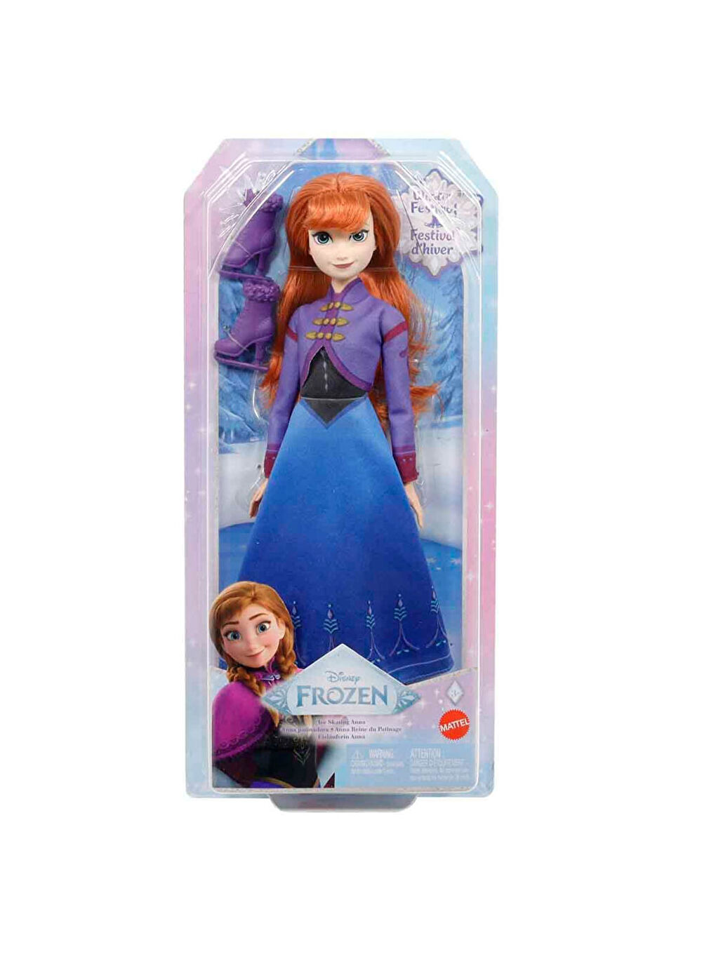 Karlar Ülkesi Buz Pateni Temalı Anna Bebek JBG54