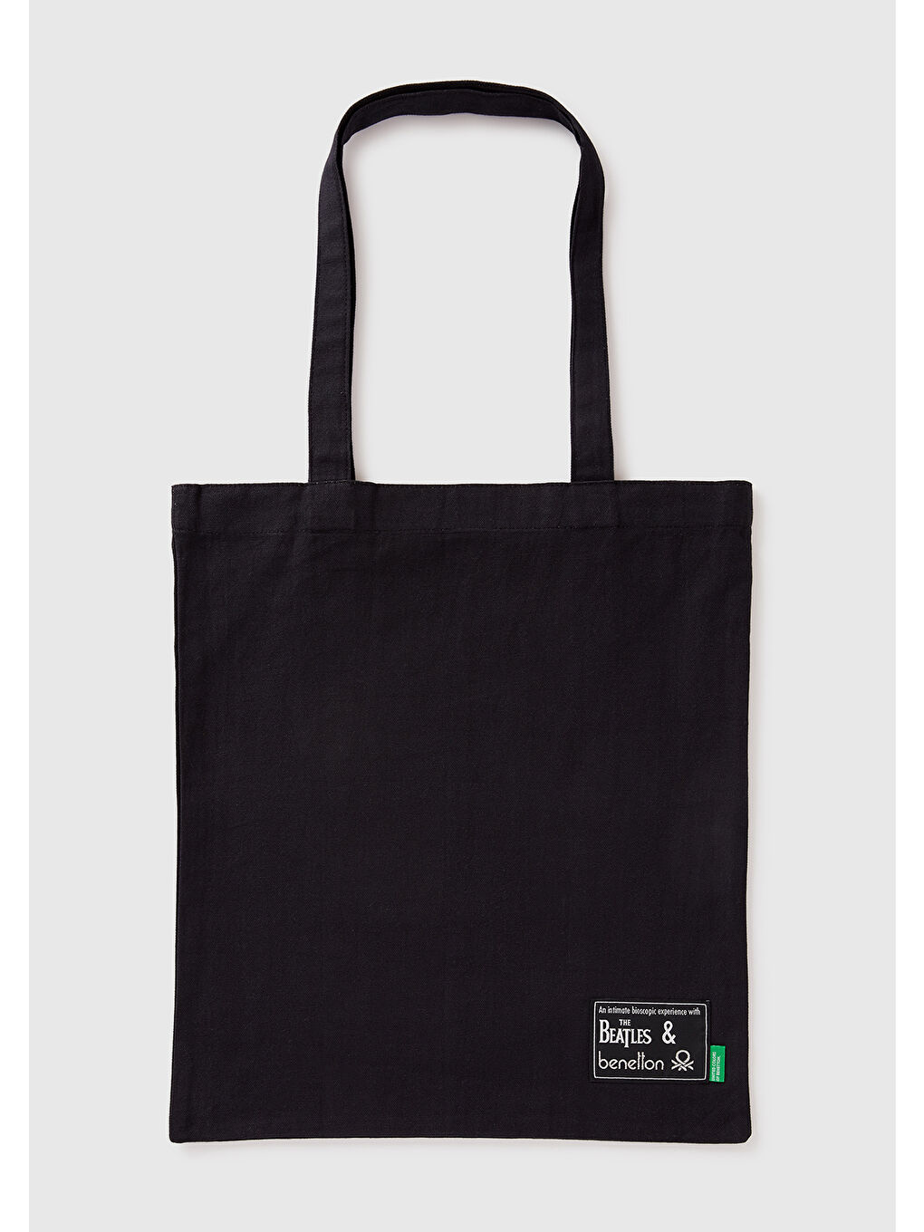 Kadın Siyah %100 Pamuk Bez Çanta-1