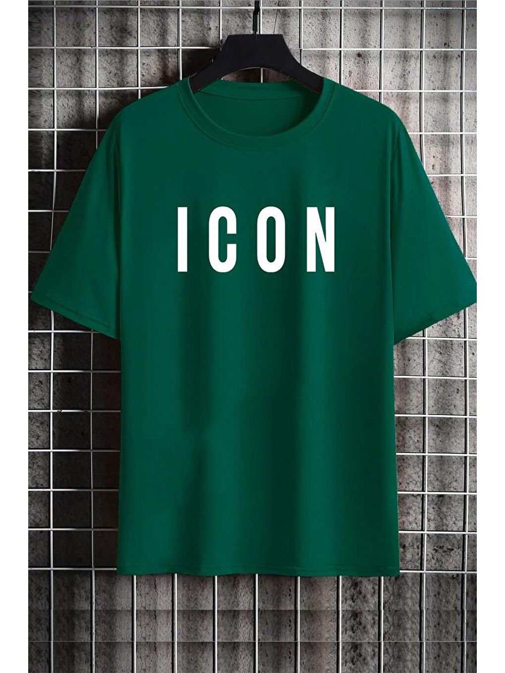 uyguntarz Yeşil Icon Baskılı T-shirt