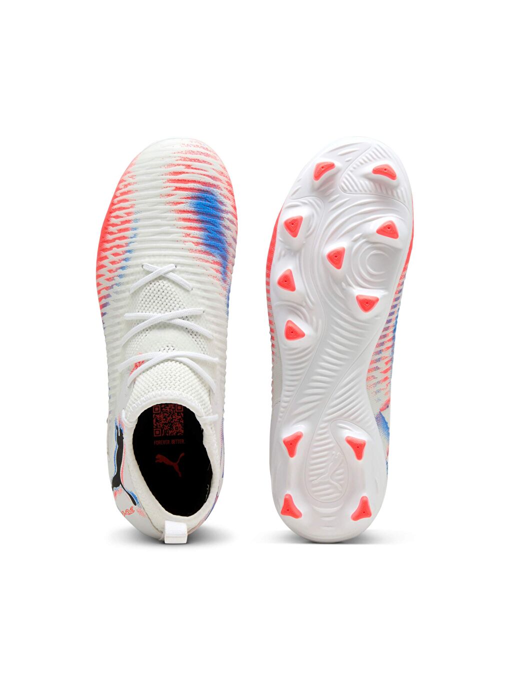 Beyaz FUTURE 8 MATCH FG/AG Genç Krampon-3