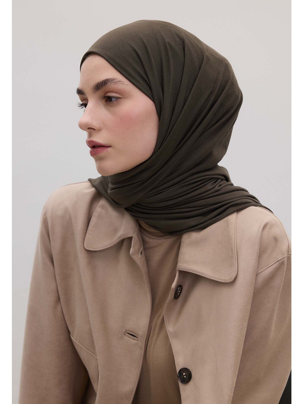 Siyah Bambu Penye Şal Kömür-1