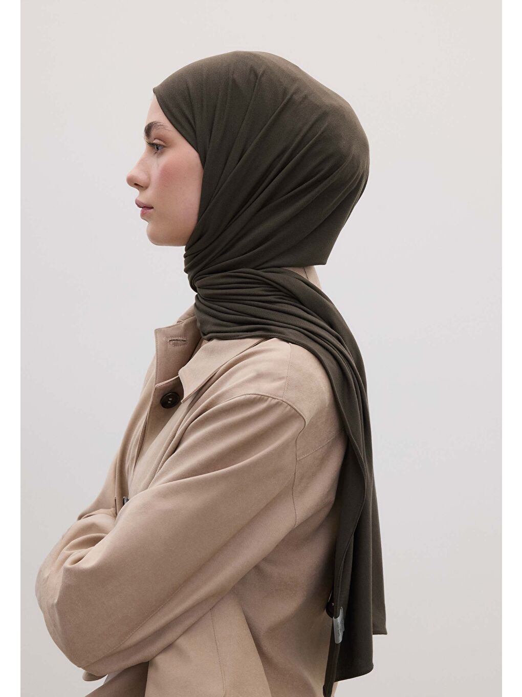 Siyah Bambu Penye Şal Kömür-2