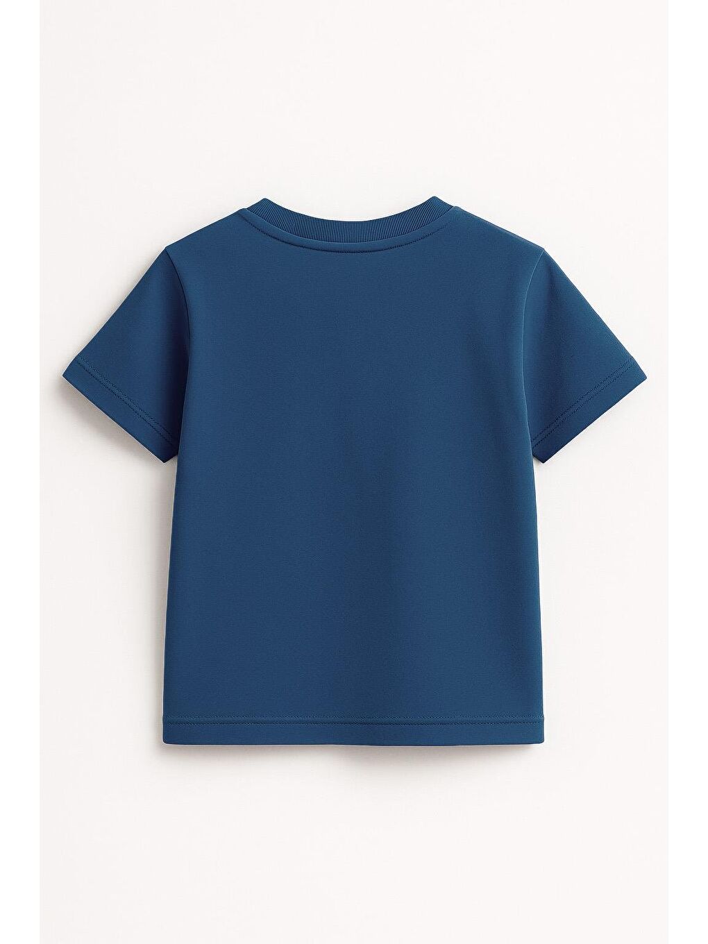 Erkek Çocuk %100 Pamuk Basic Tişört - Lacivert  (3-4 Yaş 8-9 Yaş)-2