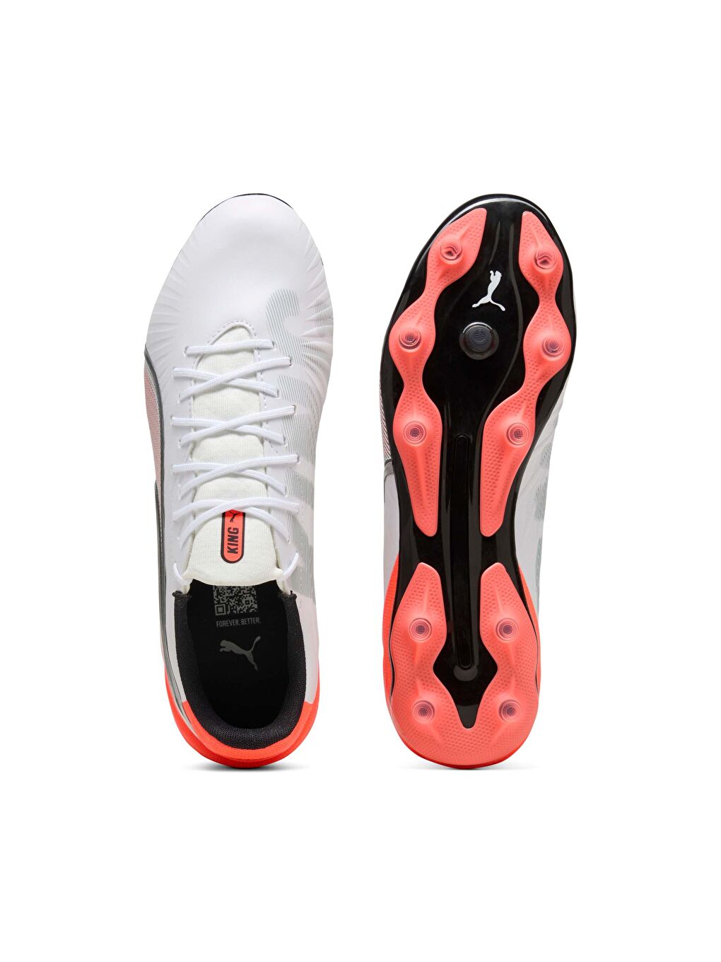 Beyaz KING MATCH FG/AG UNISEX Krampon-3