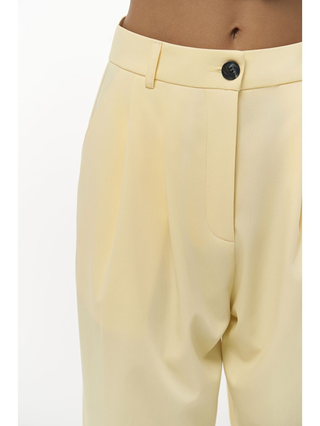 Kaylee Sarı Palazzo Pantolon-6