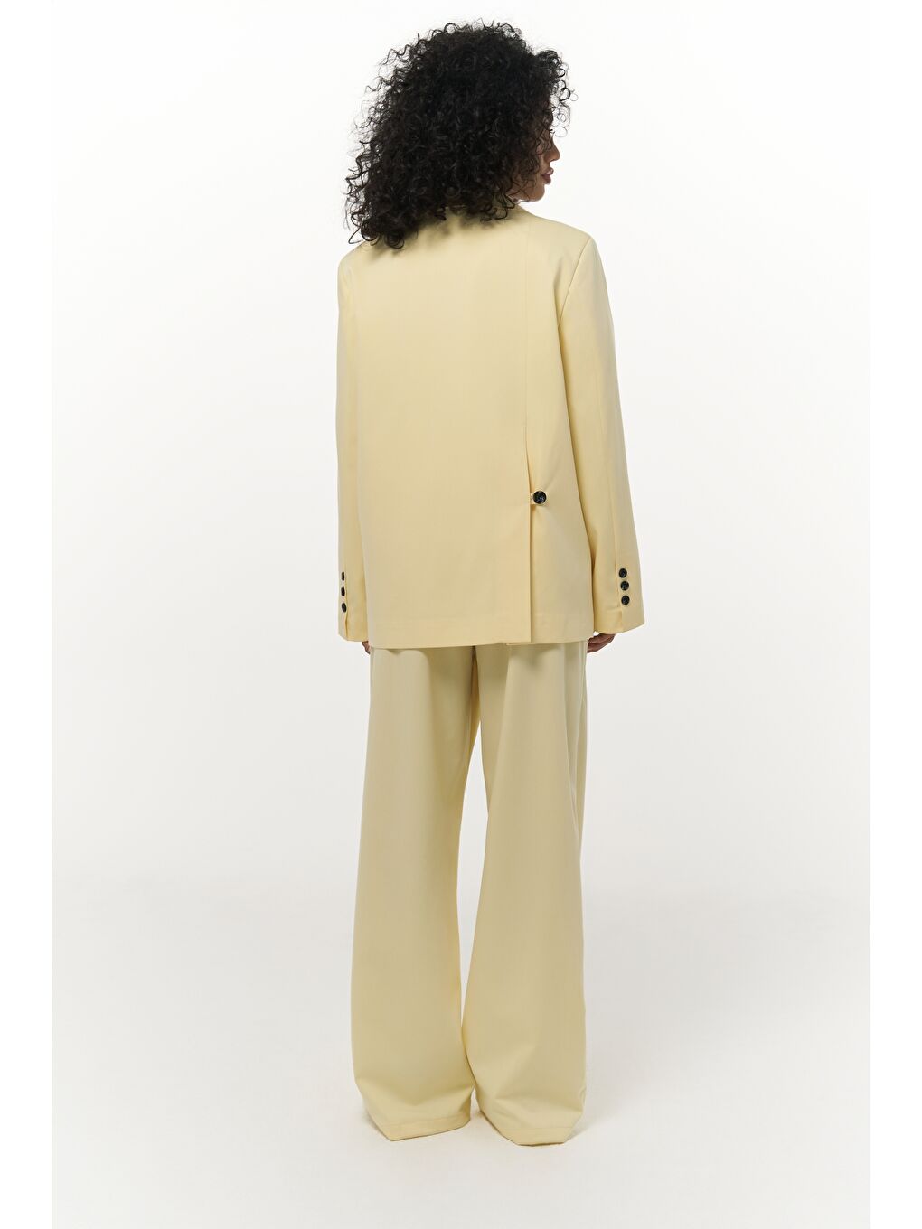 Kaylee Sarı Blazer-4