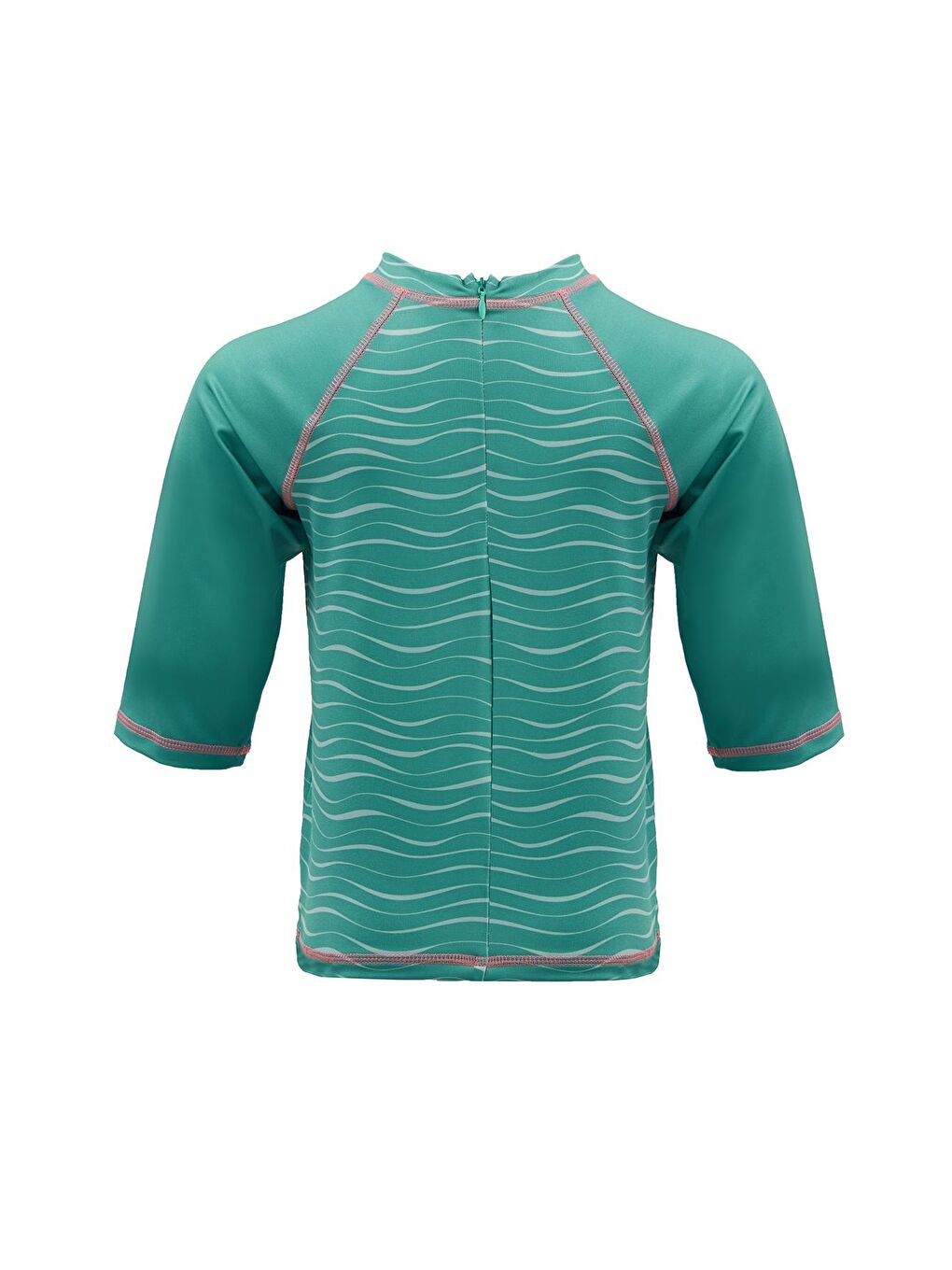 Yeşil Şort Tişört Takım Kısa Kollu Yengeç Çocuk Bebek Mayo 5387 Larry Mavi-3