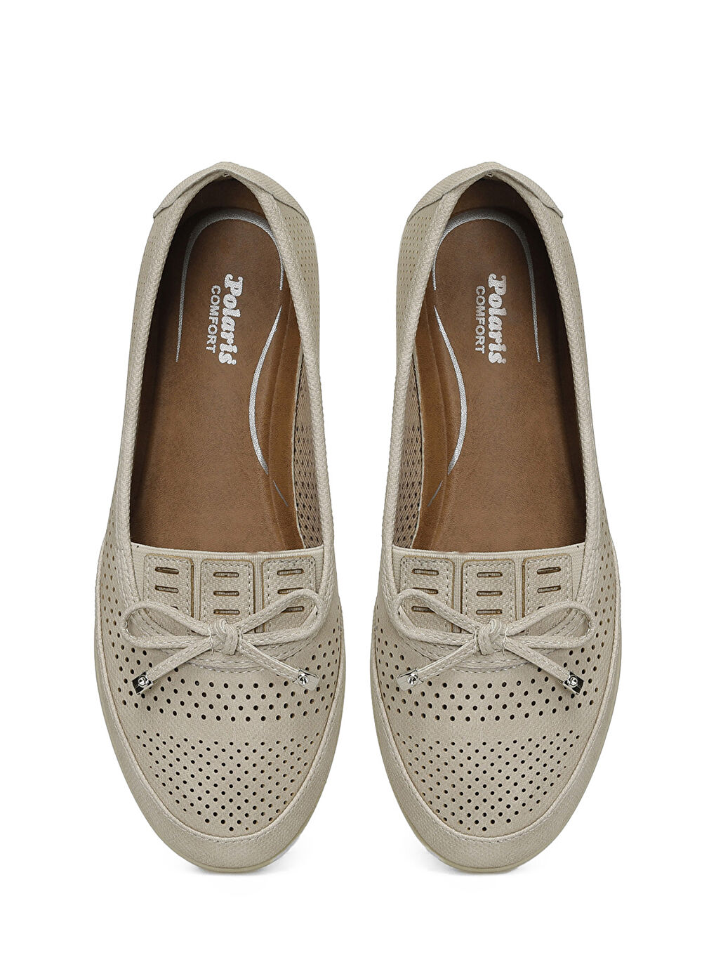 Bej 161692.Z5FX Vizon Kadın Düz Ayakkabı-3