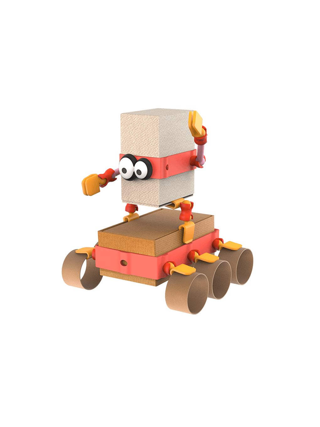 Arts Crafts Robot - STEM Seti ve Yaratıcı Yapı Oyuncakları-4