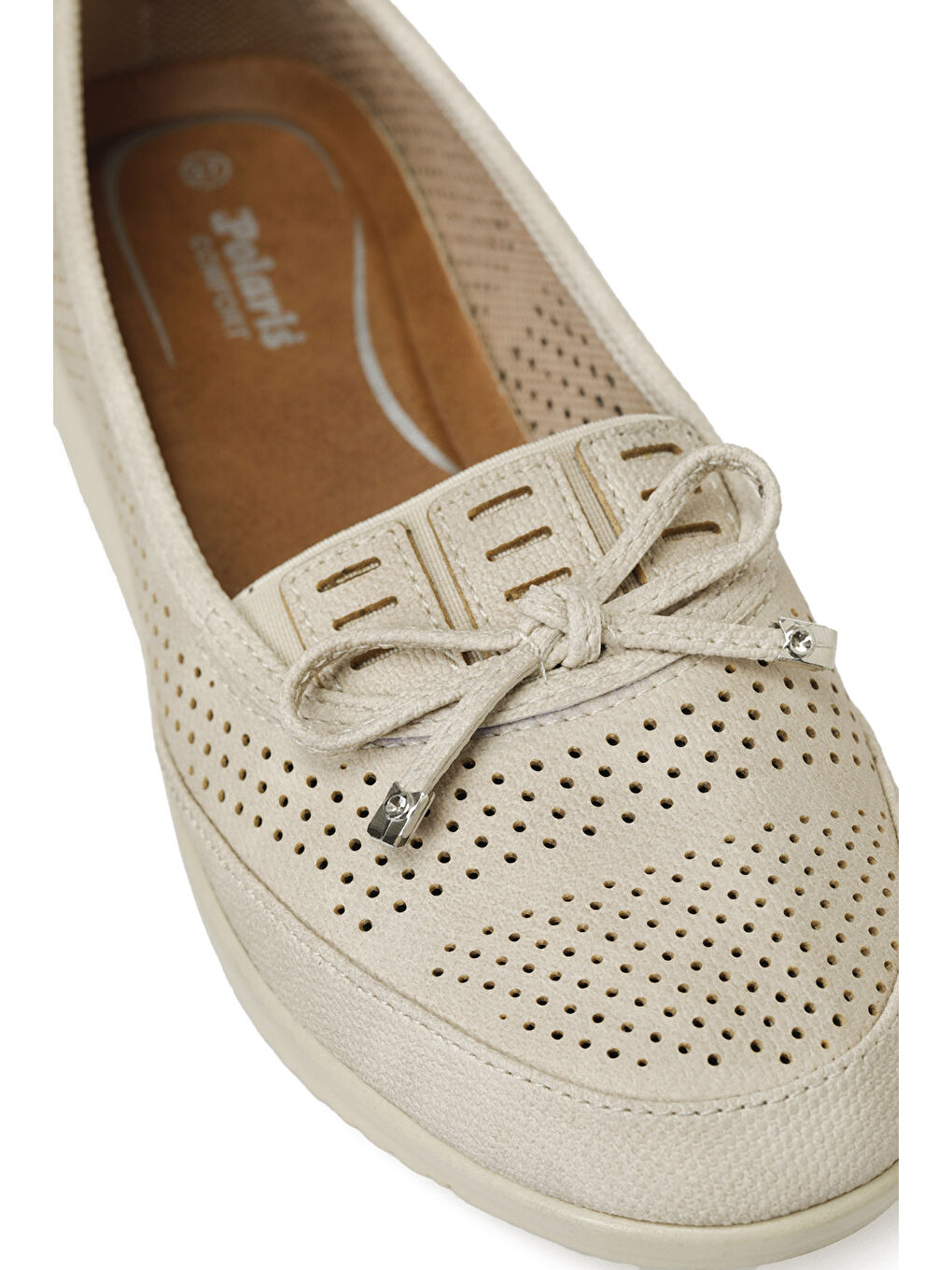 Bej 161692.Z5FX Vizon Kadın Düz Ayakkabı-6