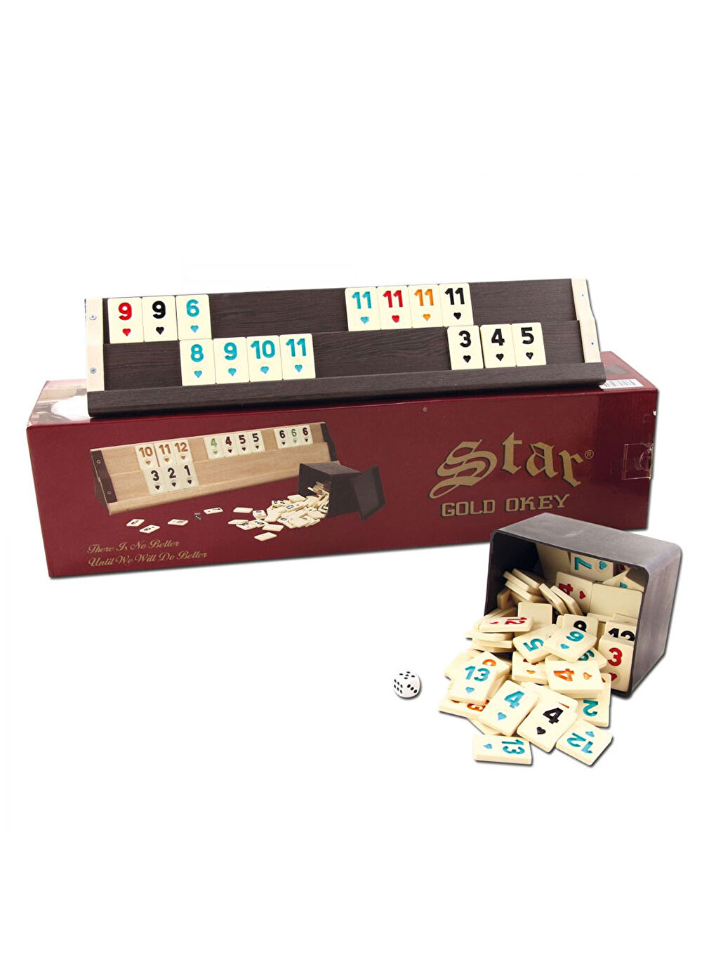 Star Gold Ahşap Okey Takımı 1010259