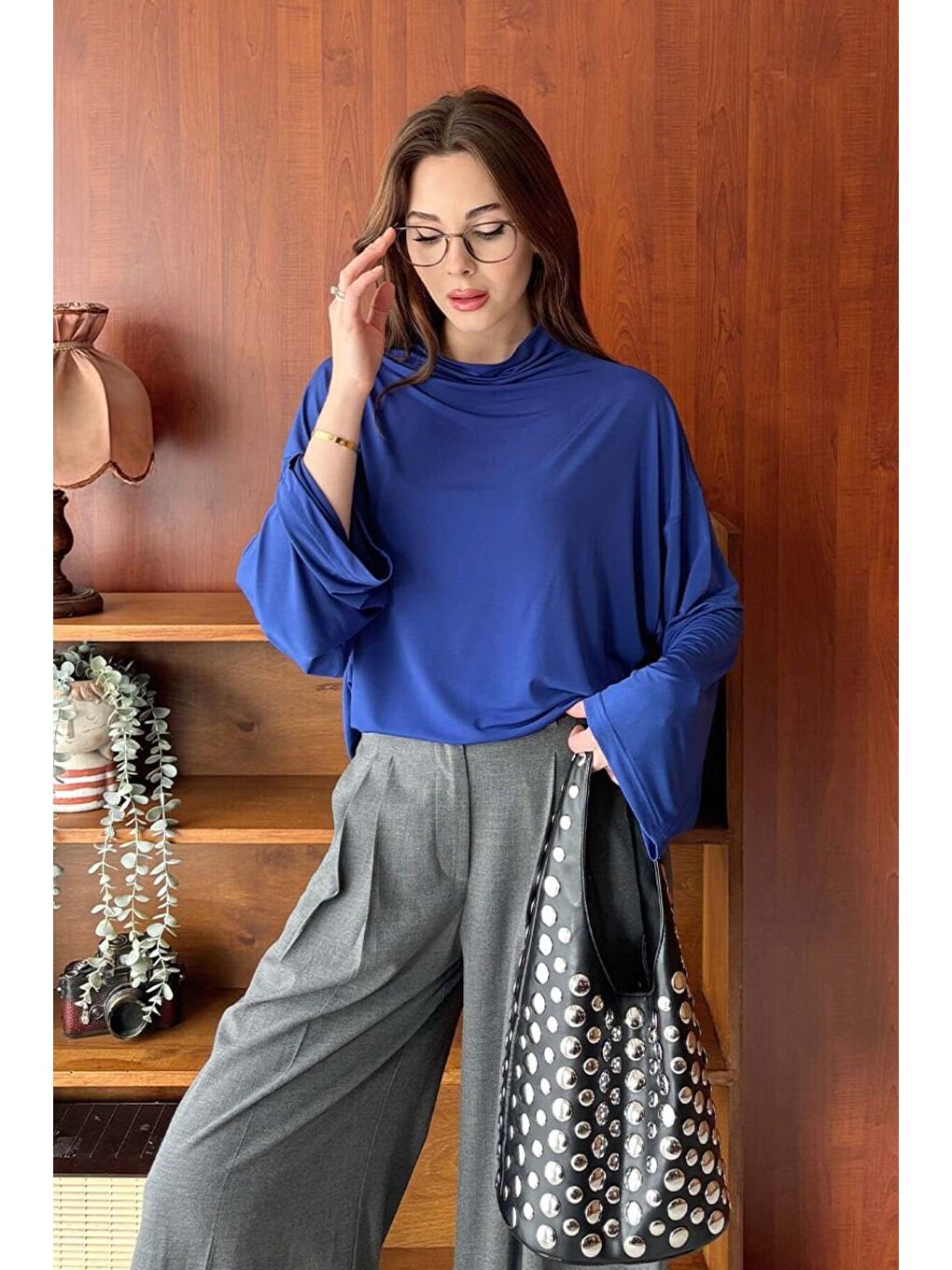 Saks Mavisi Jarse Bluz-1