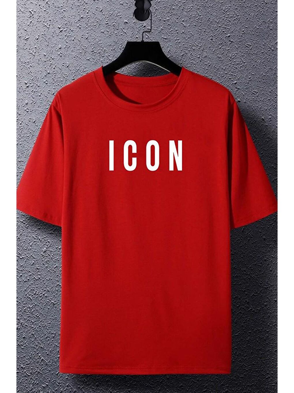 uyguntarz Kırmızı Icon Baskılı T-shirt