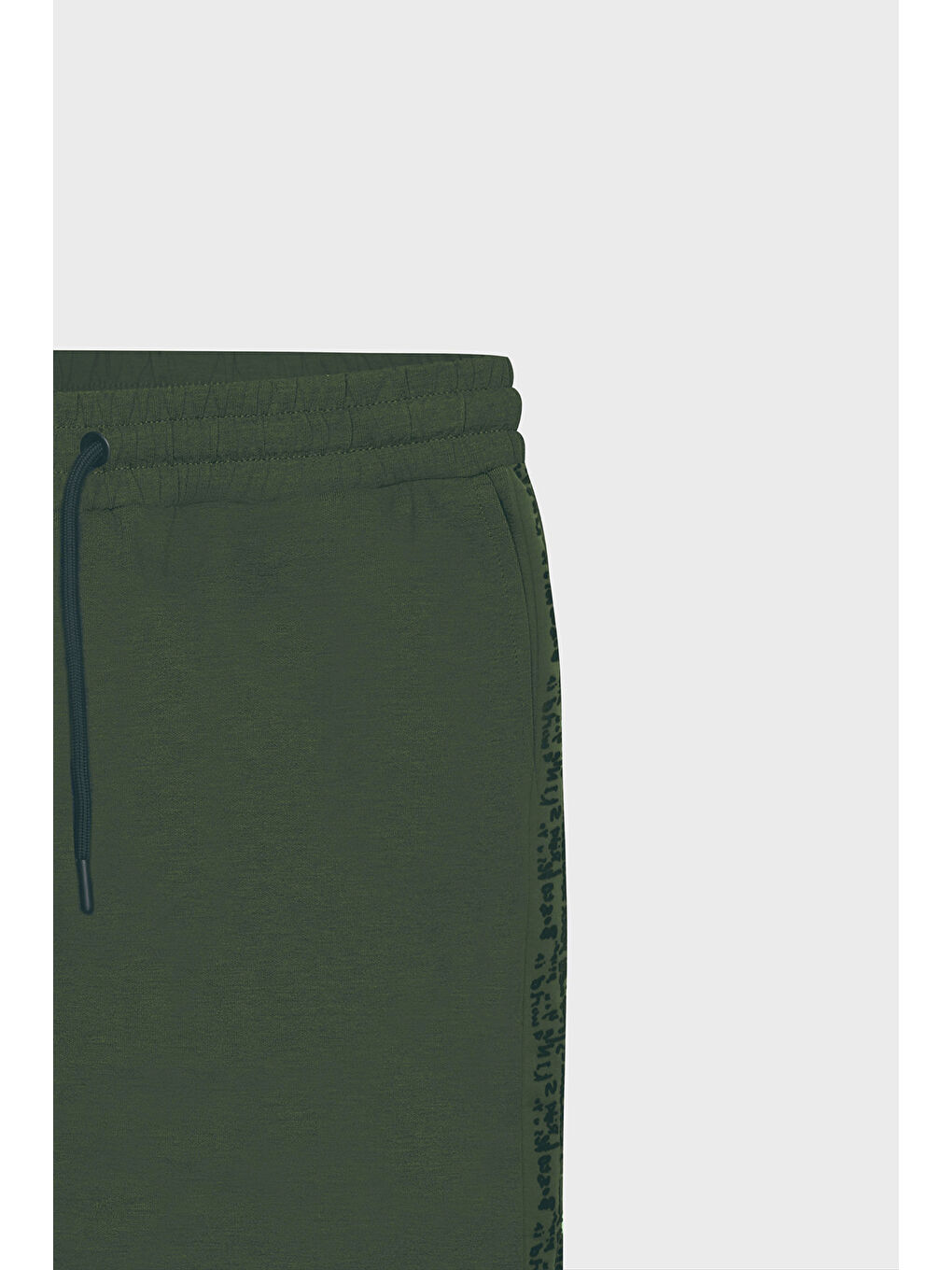 Erkek Haki Standart Fit Normal Kesim Casual Örme Şort-8