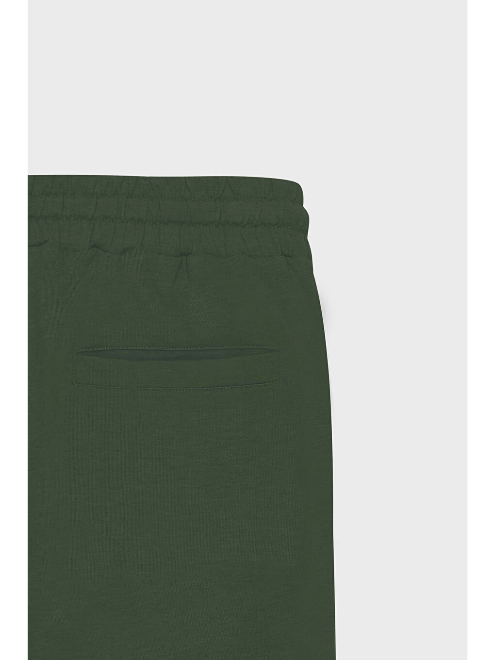 Erkek Haki Standart Fit Normal Kesim Casual Örme Şort-9