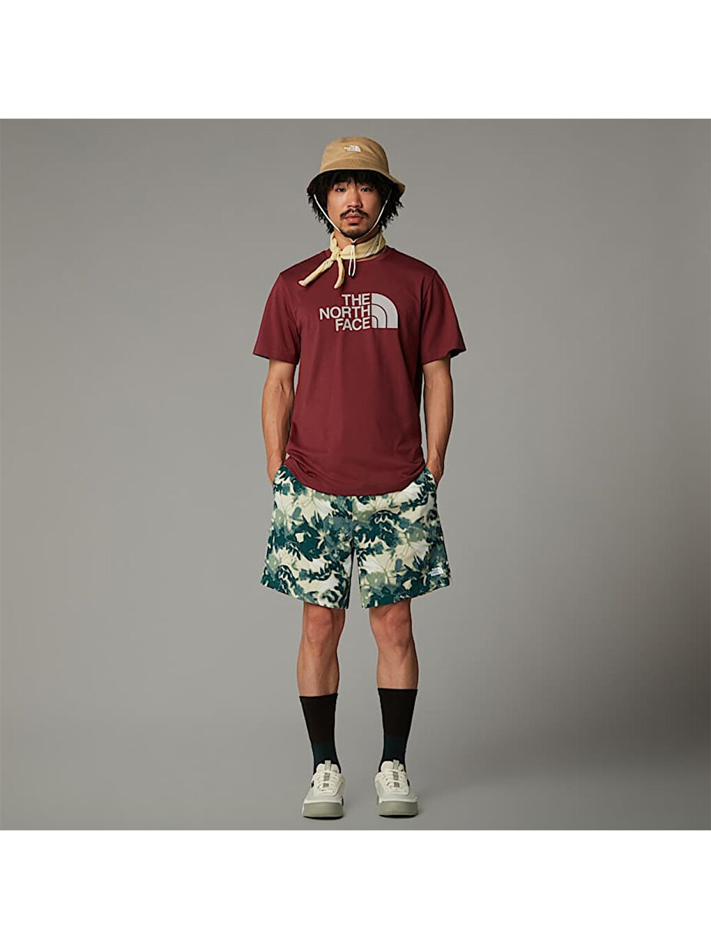 Easy Erkek Kırmızı Yuvarlak Yaka Tişört-1