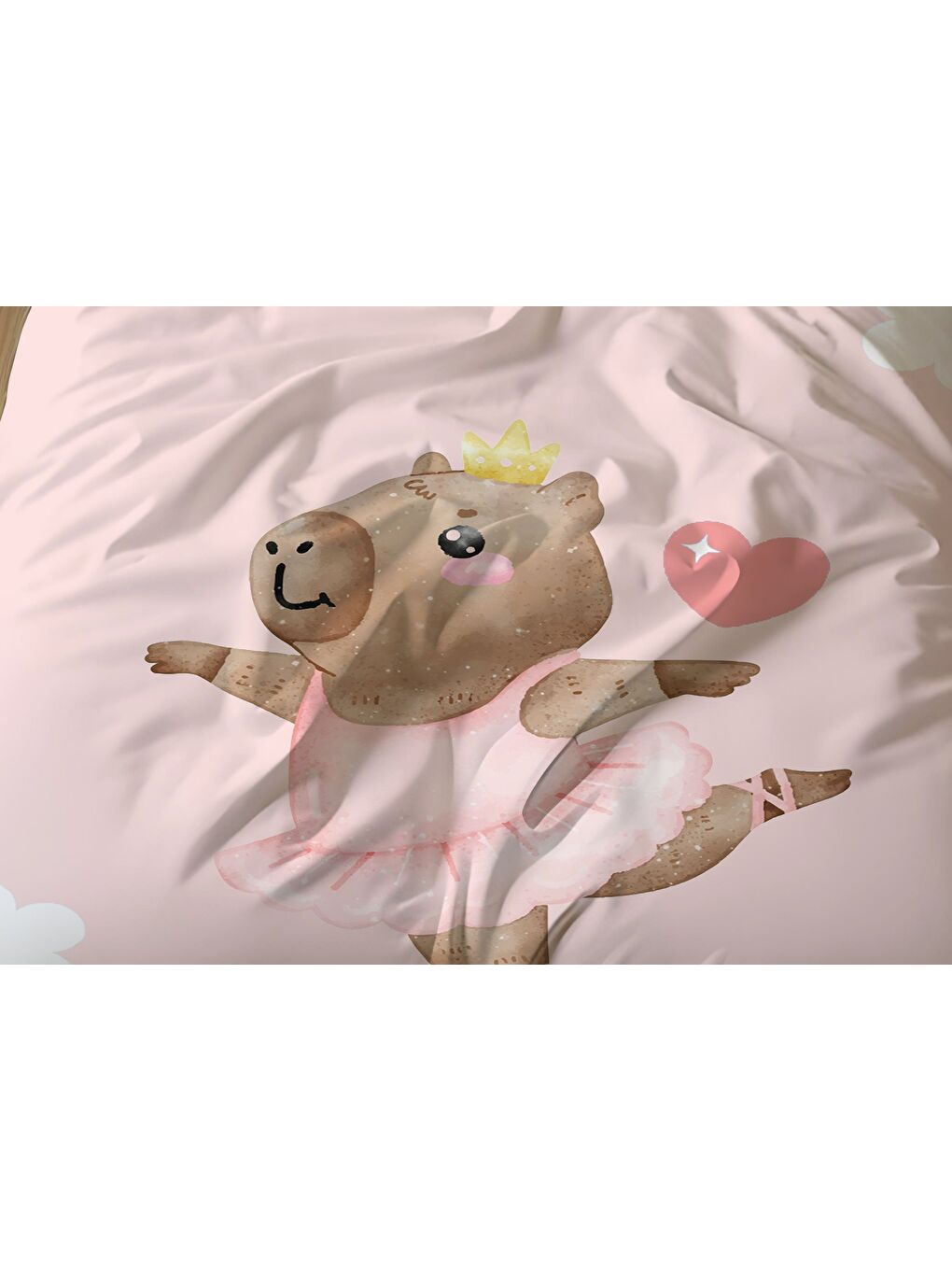 Karışık Çift Taraflı Desenli Tek Kişilik Nevresim Takımı-2