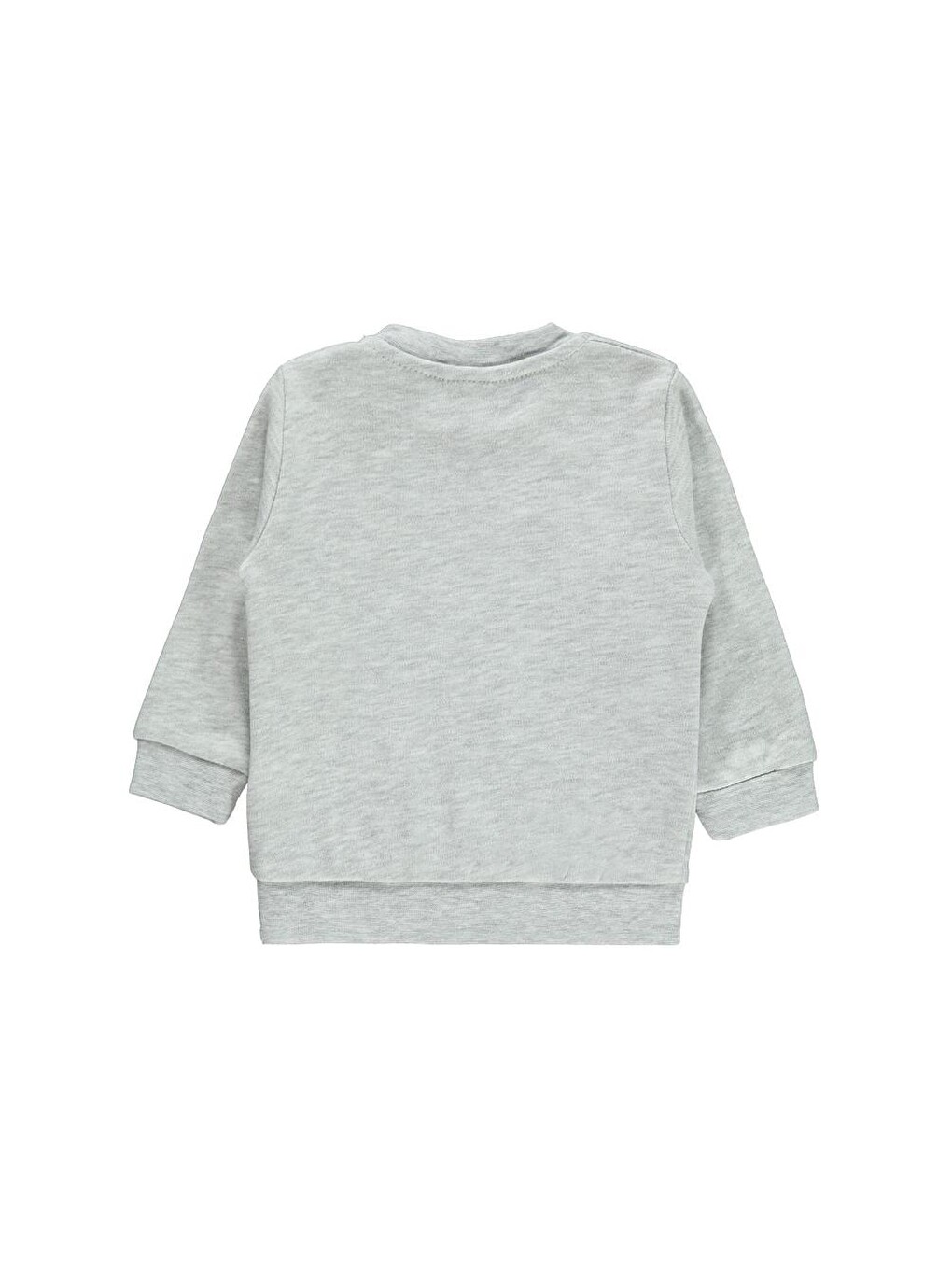 Beyaz Baby Little Bunny Baskılı 6-18 Ay Sweatshirt - Gri-1