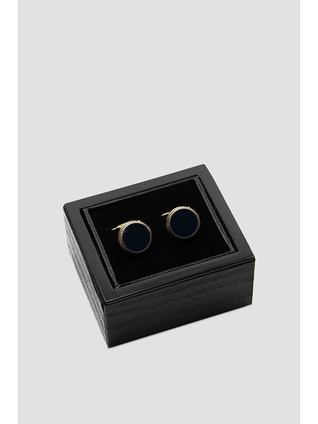 98518 Gold Lacivert Erkek Kol Düğmesi