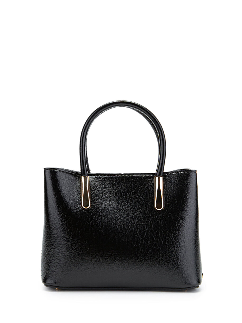 Gold Detaylı Gloria El Ve Omuz Kadın Çanta Siyah