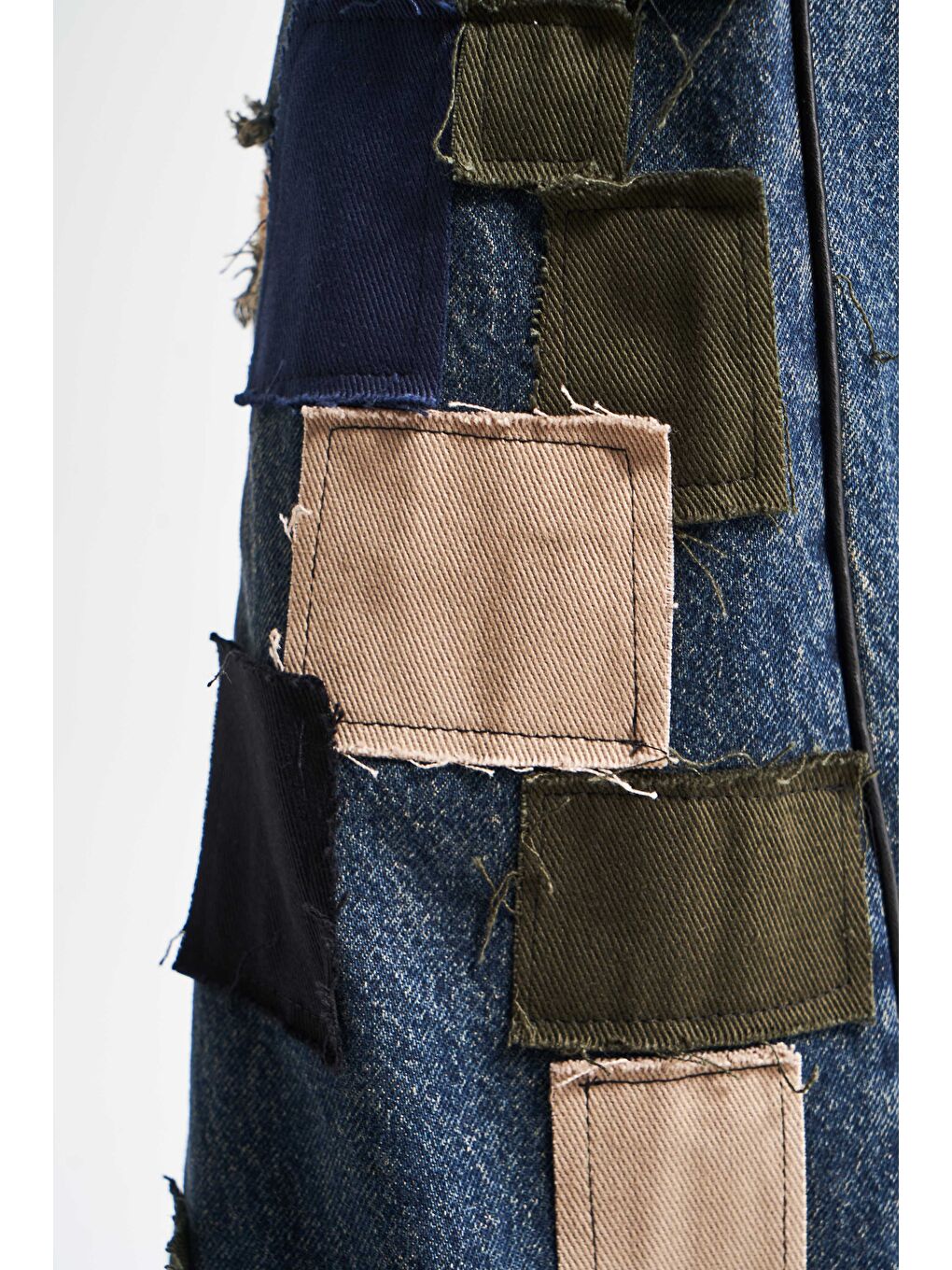 Mavi Kadın T Jean Rengi Palazzo Fit Özel Tasarım Denim-2