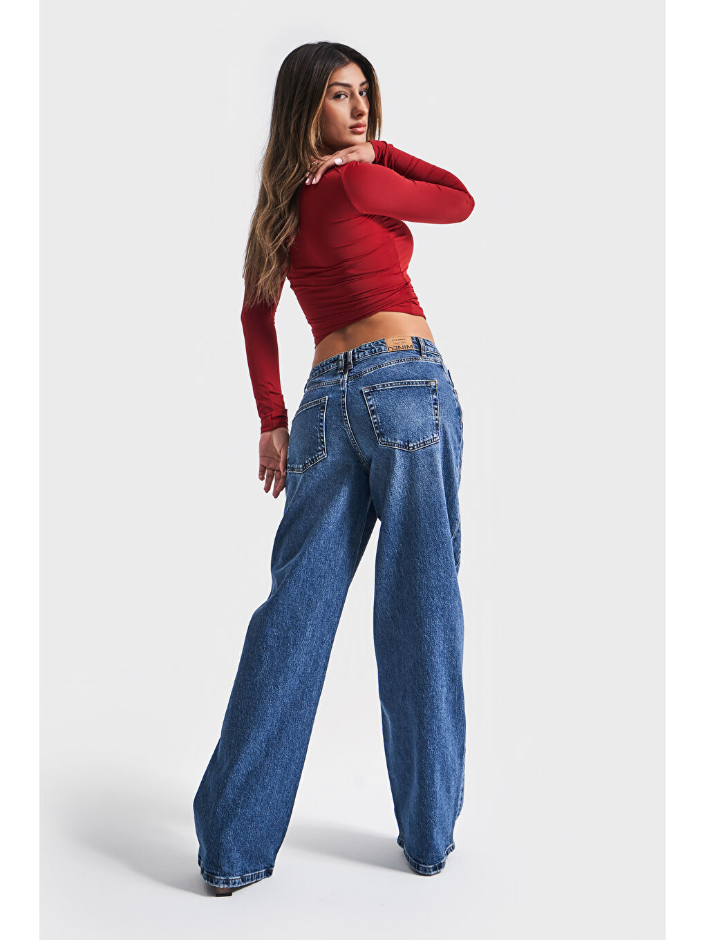 Mavi Kadın Jean Rengi 2S54 Yandan Detaylı Straight Fit %100 Pamuk Denim-4