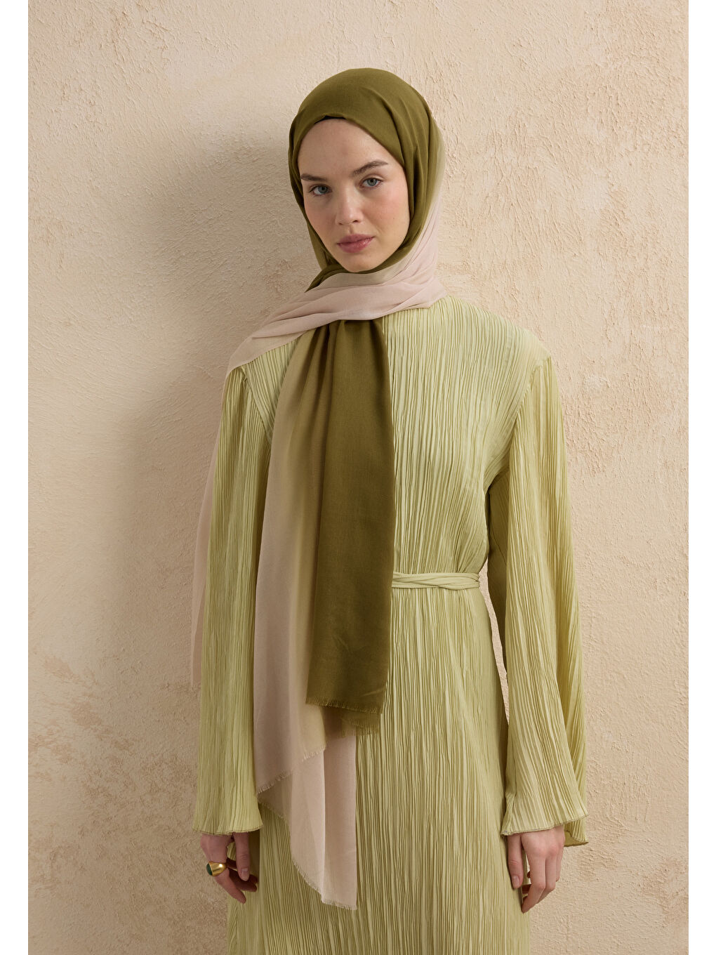 Modal Degrade Şal Haki-Taş