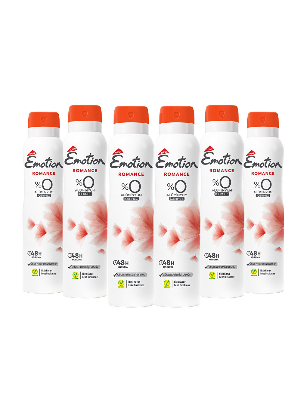 Emotion Romance Kadın Deodorant 6x150ml