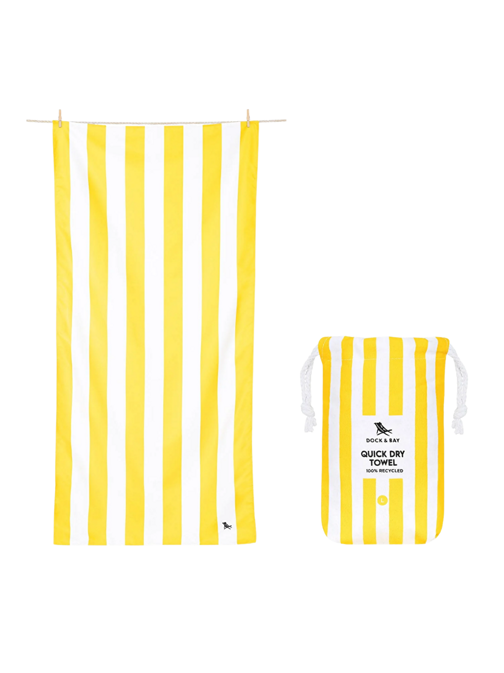Sarı Dock And Bay Plaj Havlusu Cabana Xl Boracay Yellow