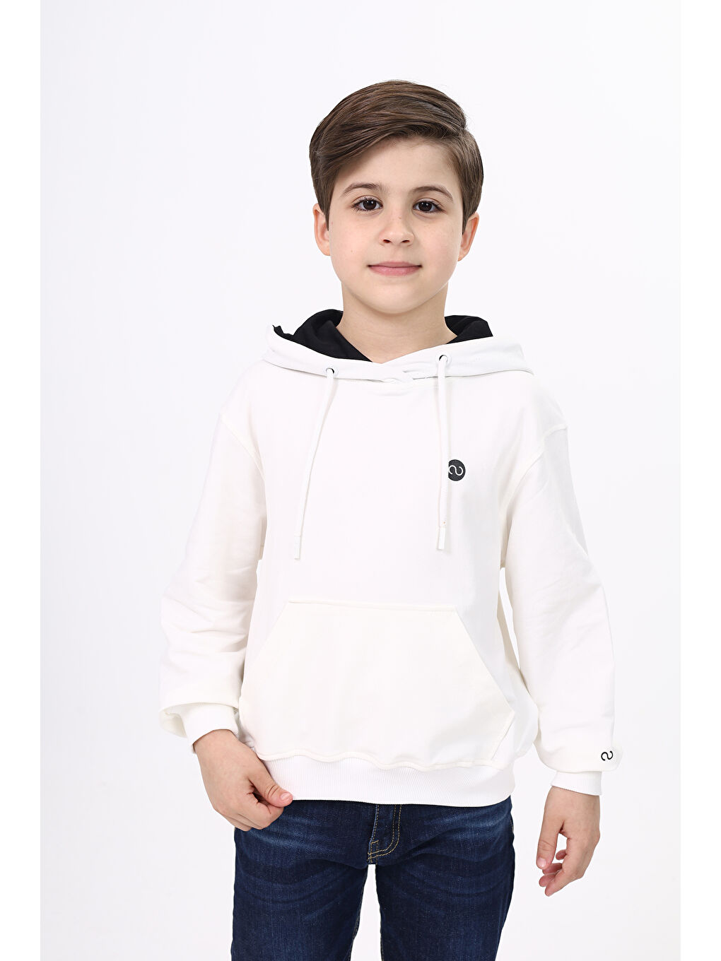 Toontoykids Ekru Erkek Çocuk Baskılı Sweatshirt