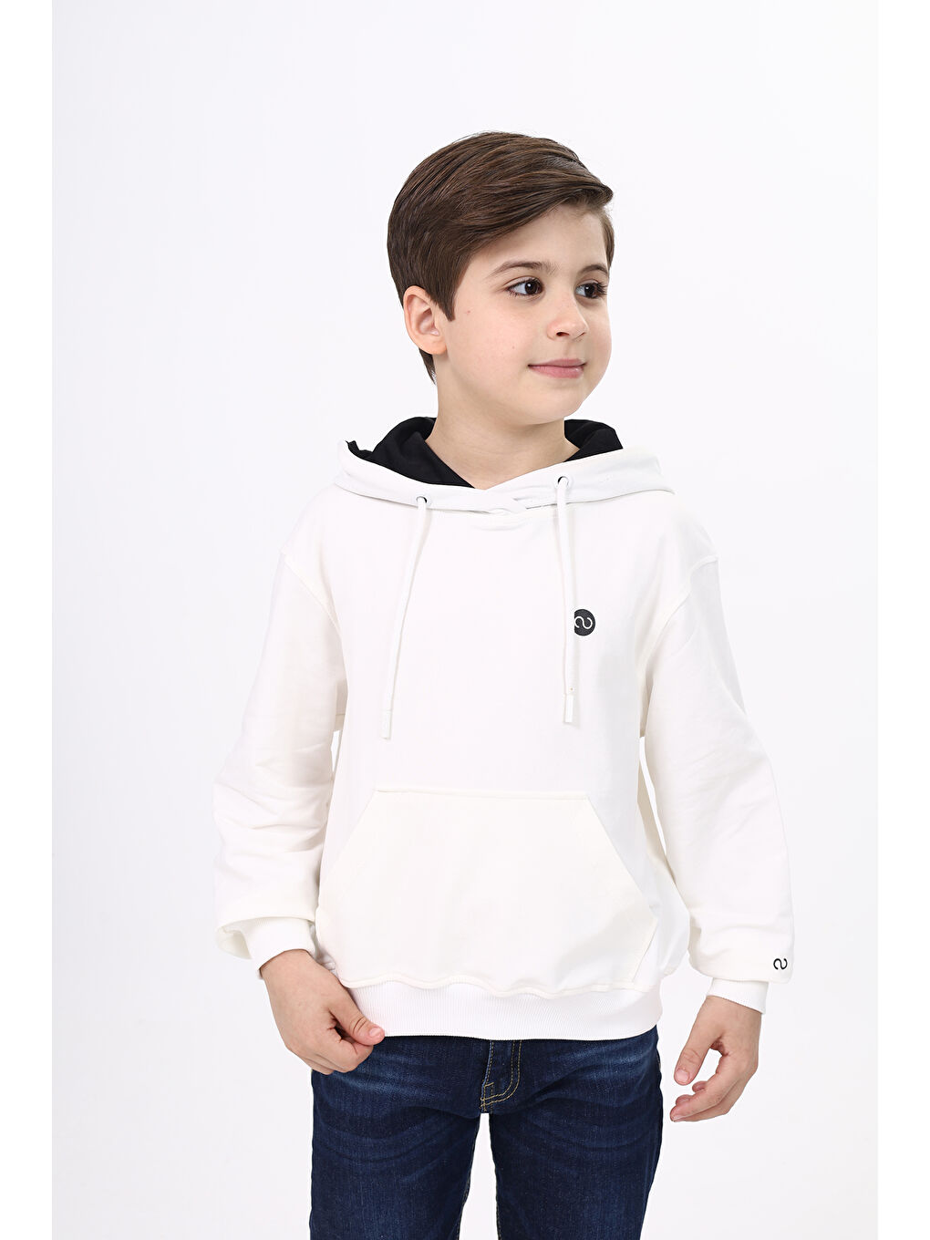 Toontoykids Ekru Erkek Çocuk Baskılı Sweatshirt - 1