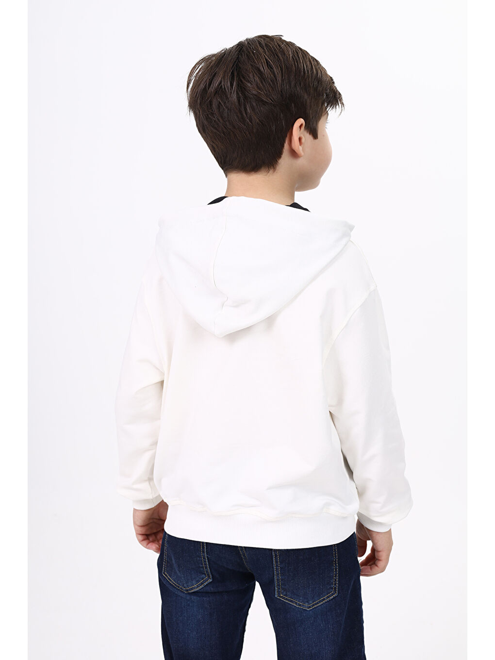 Toontoykids Ekru Erkek Çocuk Baskılı Sweatshirt - 4