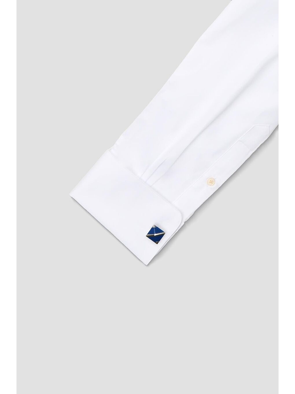 98506 Silver Lacivert Erkek Kol Düğmesi-2