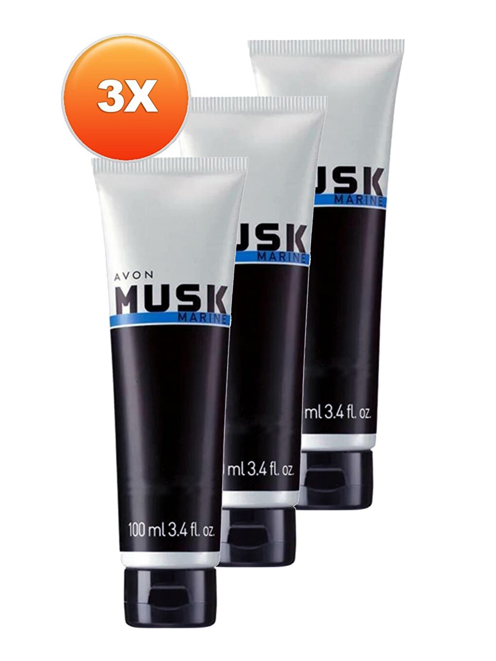 AVON Renksiz Musk Marine Tıraş Sonrası Jel 100 ml 3'lü Set - 1