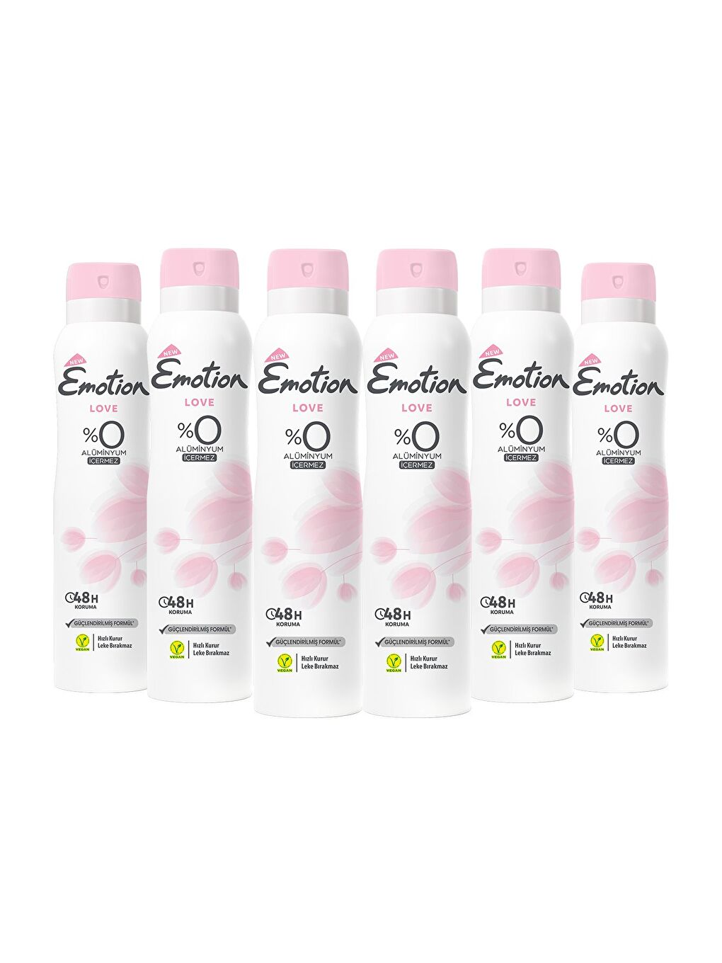 Emotion Love Kadın Deodorant 6x150ml