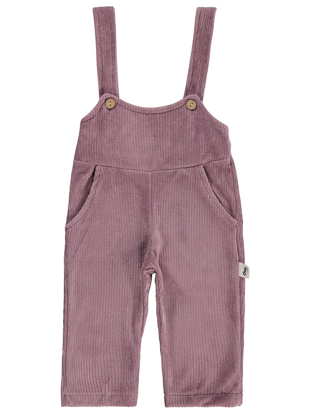 Kahverengi Baby Pati Nakışlı Badili 6-18 Ay Salopet - Kahve 18-24 Ay-2