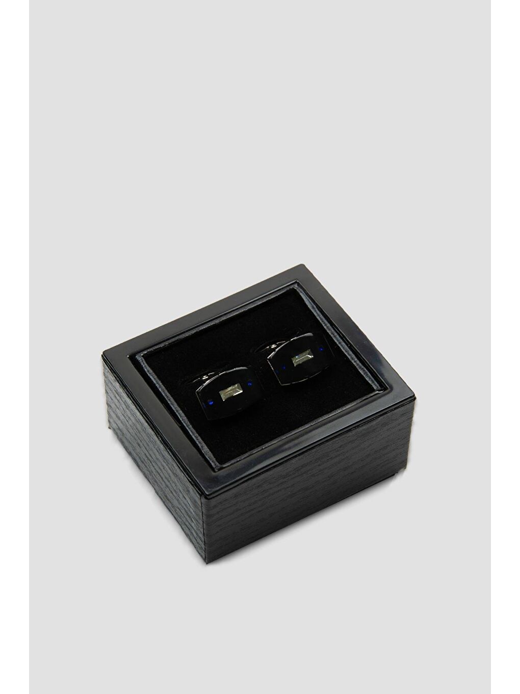 98502 Silver Lacivert Erkek Kol Düğmesi