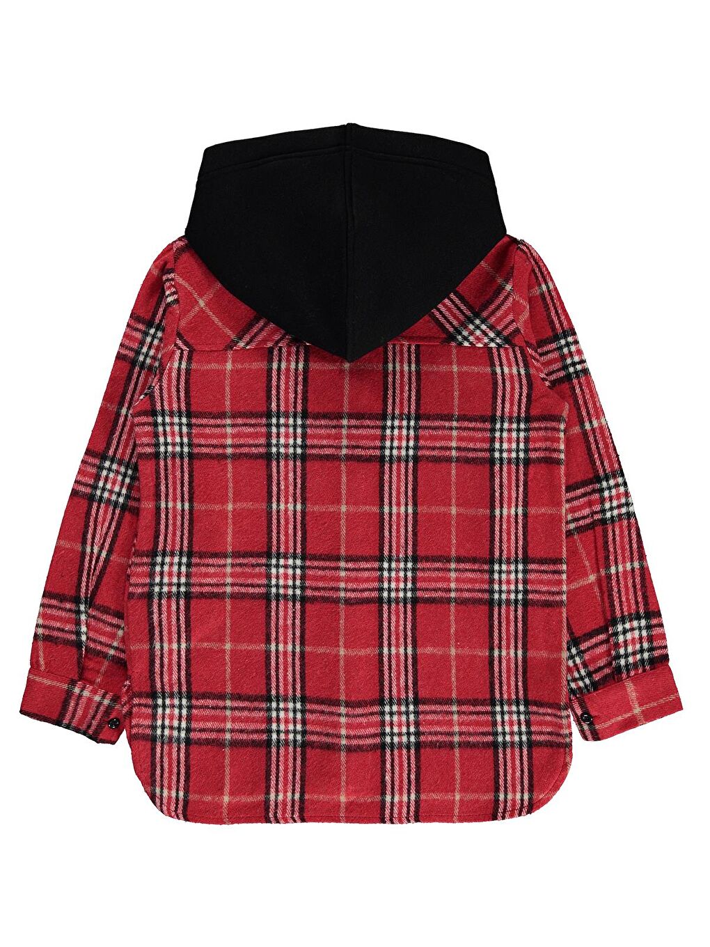 Girls Eteği Yırtmaçlı 10-13 Yaş Gömlek - Kırmızı 11-12 Yaş-1