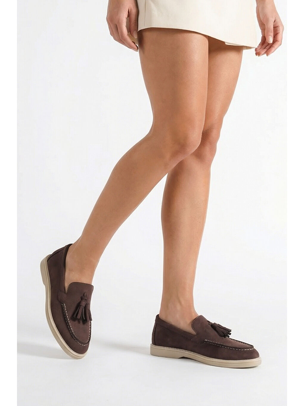 Kahverengi Ronnica Kadın Loafer-6