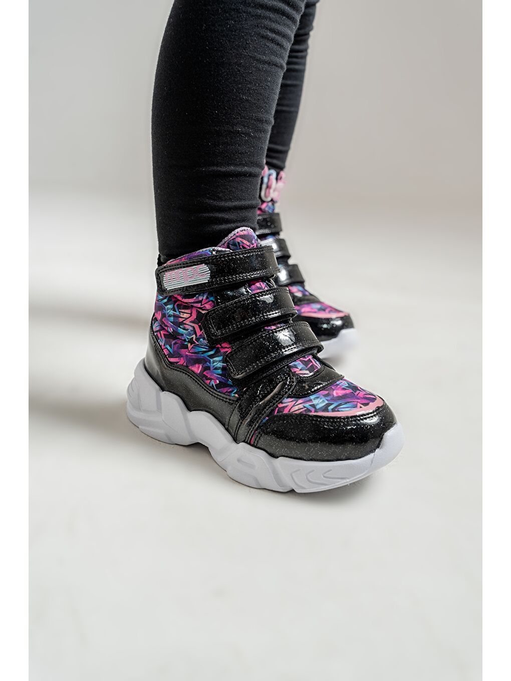 Kız Çocuk Siyah Suya Dayanıklı Anatomik Günlük Bot-3