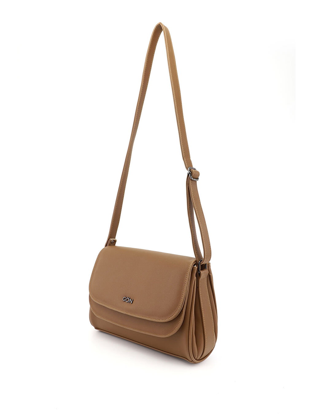 Kahverengi Kadın TABA KAHVE MEL. Uzun Askılı Omuz Çantası-2
