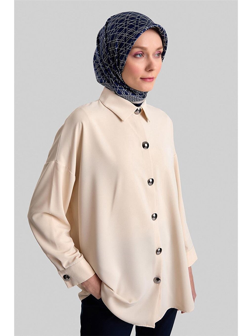 Bej Gömlek 24Yd3000 Aytaşı-3