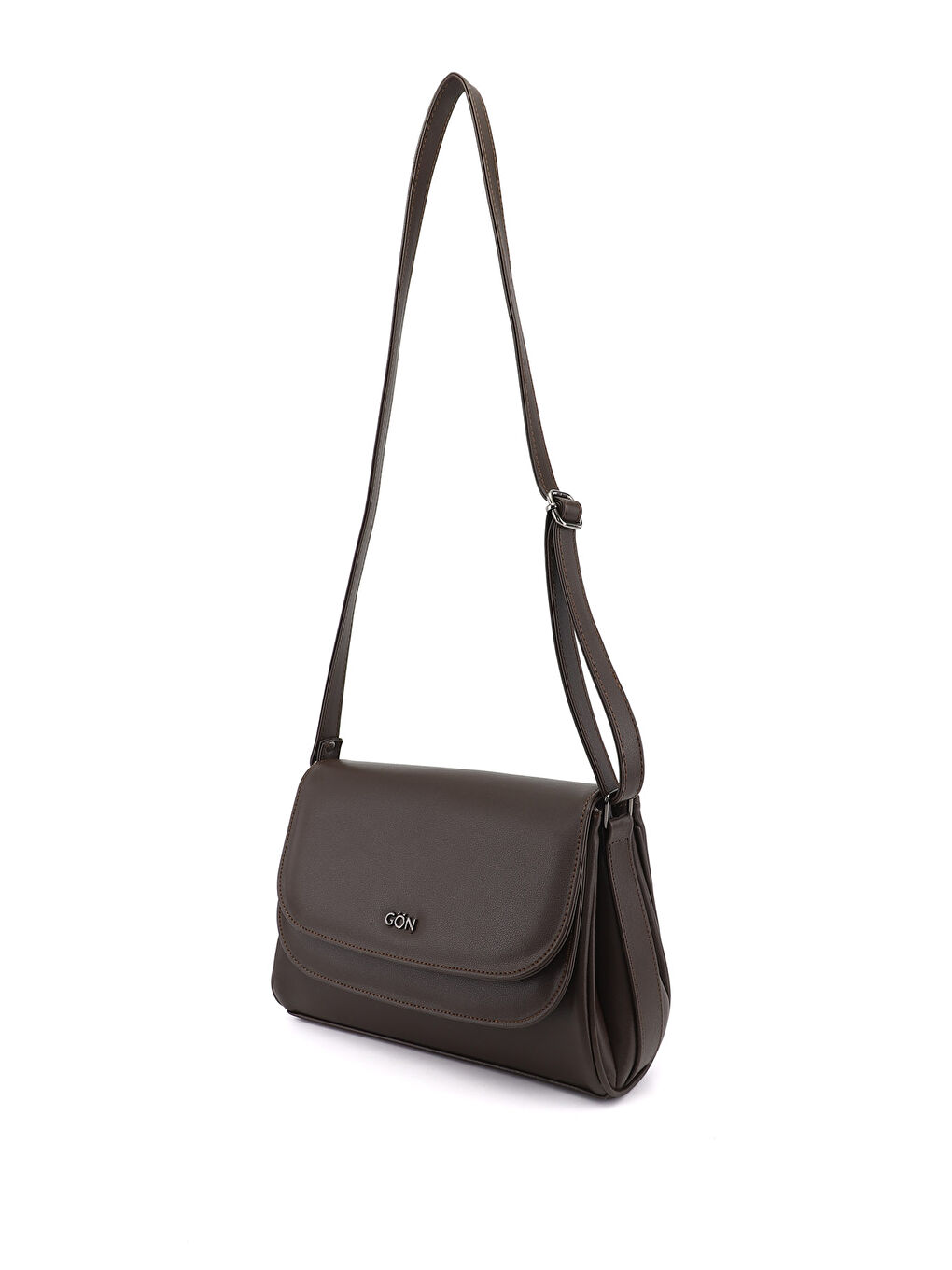 Kahverengi Kadın KAHVERENGİ Uzun Askılı Omuz Çantası-2