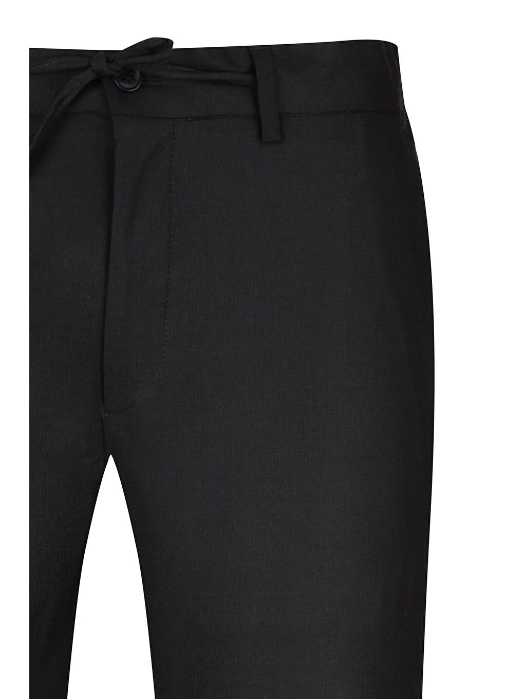 Kahverengi Rahat Kesim Yandan Cepli Kumaş Pantolon-1