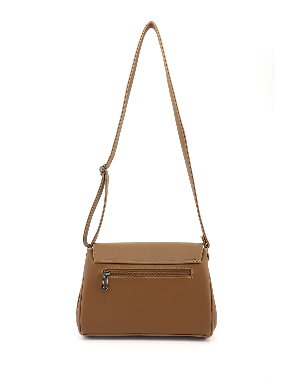 Kahverengi Kadın TABA KAHVE MEL. Uzun Askılı Omuz Çantası-3