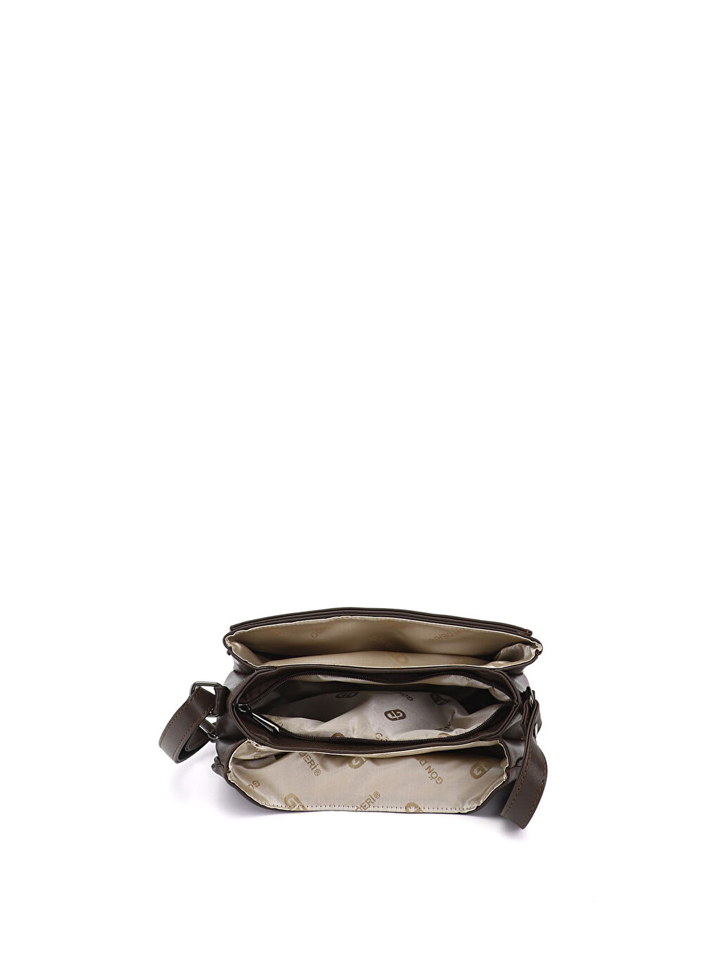 Kahverengi Kadın KAHVERENGİ Uzun Askılı Omuz Çantası-4