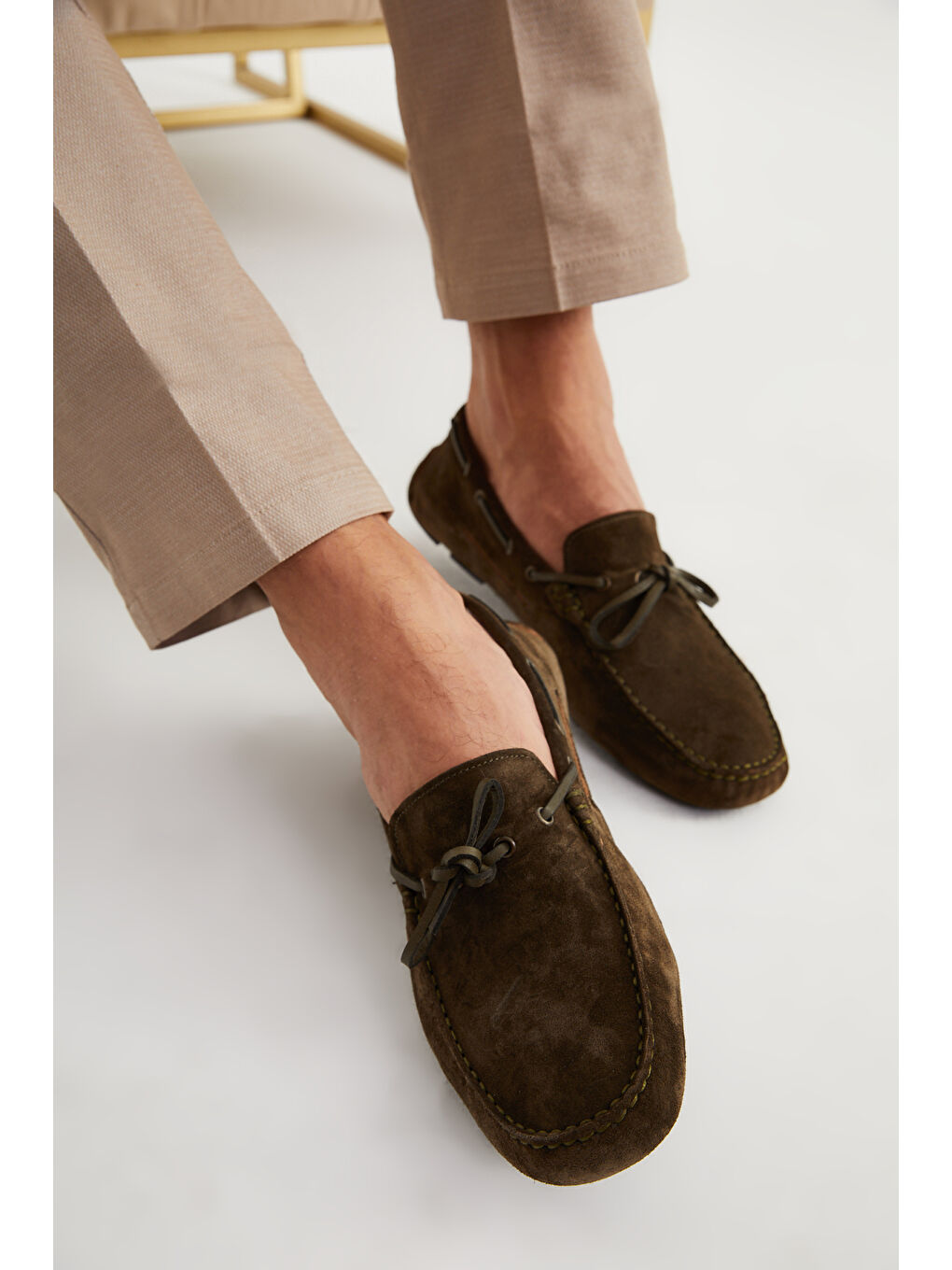 Yeşil Erkek Klasik Ayakkabı MO-7810-7574 Gıuseppe Mengonı Bosco Süet-2