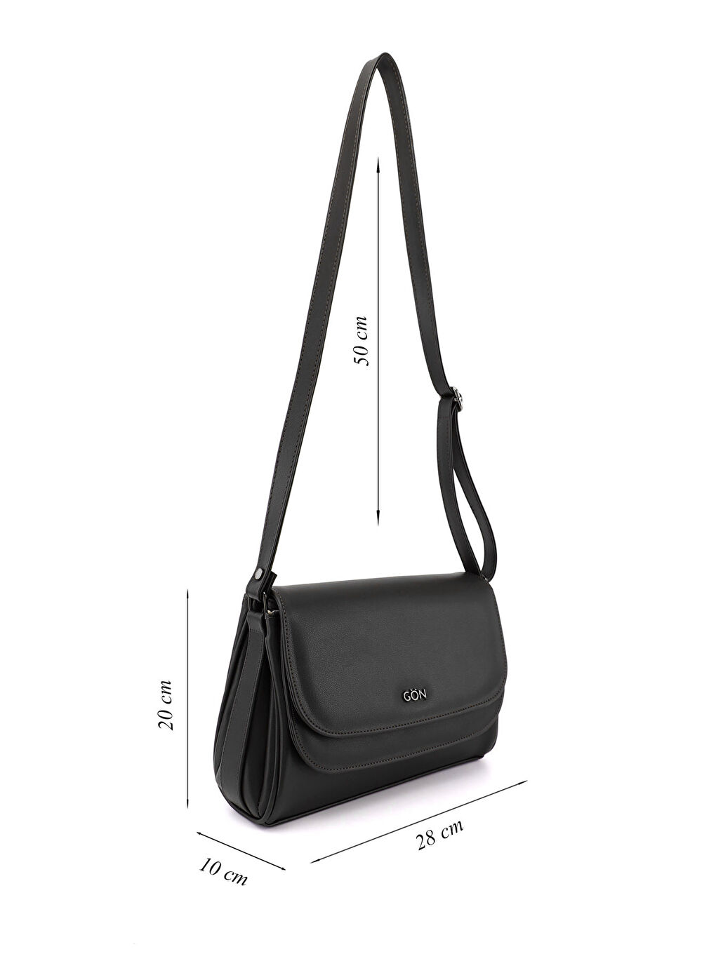 Siyah Kadın SİYAH Uzun Askılı Omuz Çantası-1