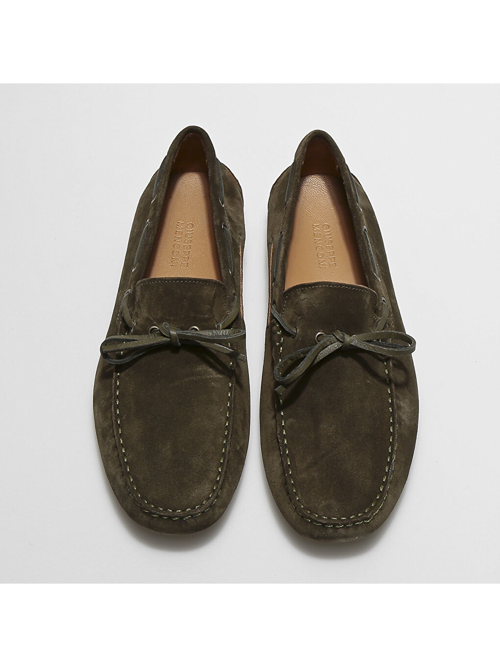 Yeşil Erkek Klasik Ayakkabı MO-7810-7574 Gıuseppe Mengonı Bosco Süet-7